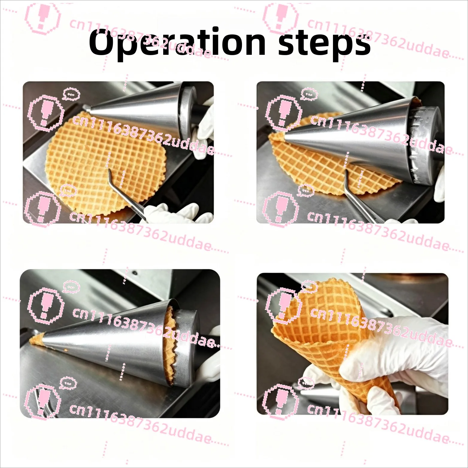 Ice Cream Cone Mold, Crispy Forming Machine, Ice Cream Egg Cone Cone Tool