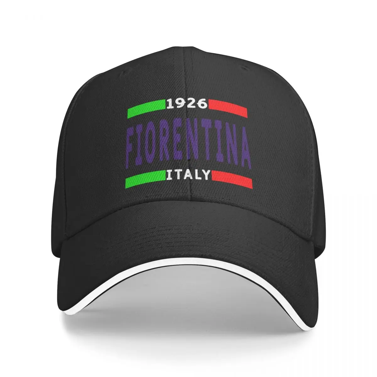 

Fiorentina Italy Classic Baseball Cap black Big Size Hat Snap Back Hat Trucker Hats For Men Women's