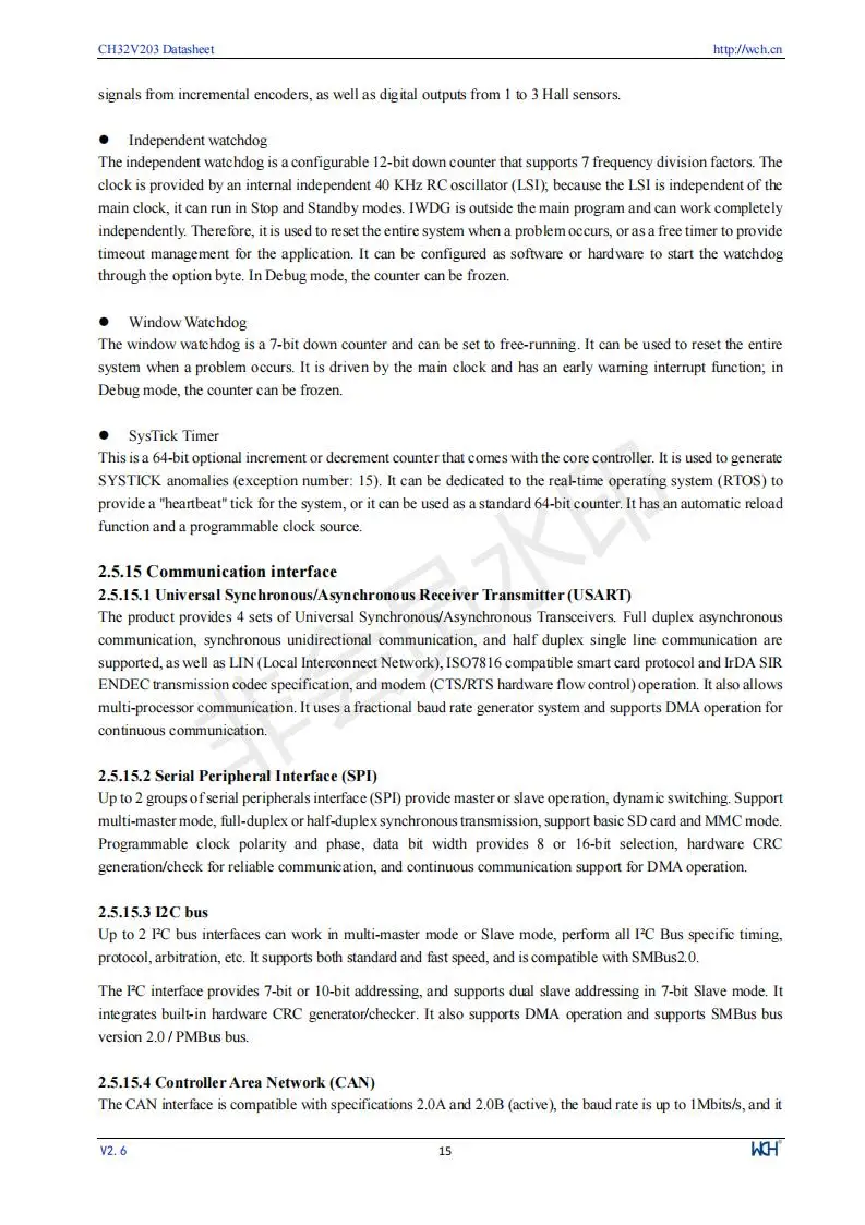 CH32V203 Industrielle 32-bit RISC-V Verbesserte MCU Low Power Mikrocontroller 10 Teile/los – Detail 17