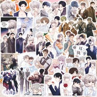 10/60pcs Anime BL Novel My Sweet Lop Bulter Stickers Figures Lu Shangjin Yan Yi Cartoon Cute Q Phone Case Friger Scrapbook Decal