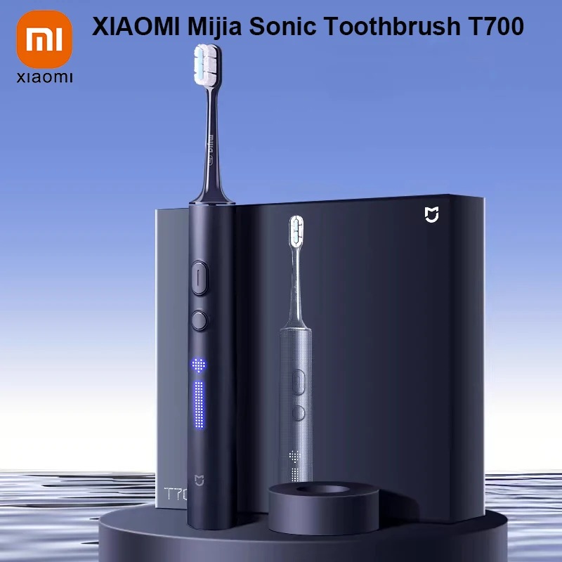 

Набор электрических зубных щеток XIAOMI Mijia Sonic T700, отбеливание зубов, чистка полости рта, умная зубная щетка, собственный режим, настройка на приложении