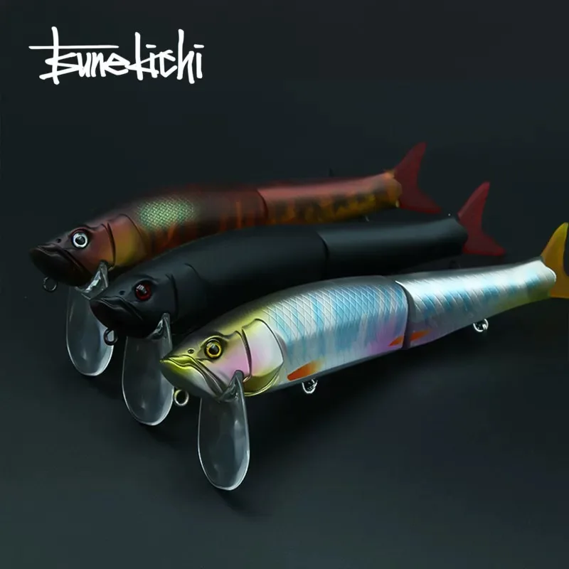 TSUNEKICHI ISSEI Большая приманка для плавания, версия из бисера, 2-секционная система для рыбы, 180F, система поверхности воды, конкурентоспособная черная яма, дальний бросок, рот
