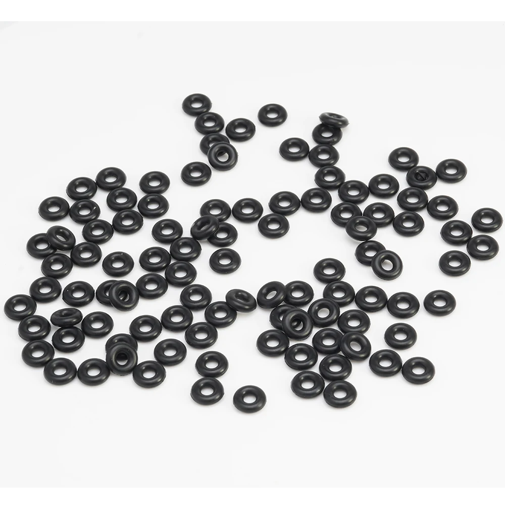 200PCS/Lot Rubber Black NBR CS 1.9mm OD 5/5.5/6/6.5/7/7.5/8/8.5/9/9.5/10 mm O Ring Gasket Oil Resistant Waterproof