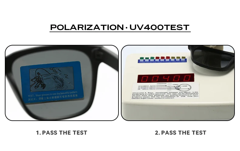 Karos Driving Polarisierte Sonnenbrille UV400-Schutz Winddichte Brille für Männer und Frauen Eckige Fahrradbrille mit Etui YZ2013 – Detail 5