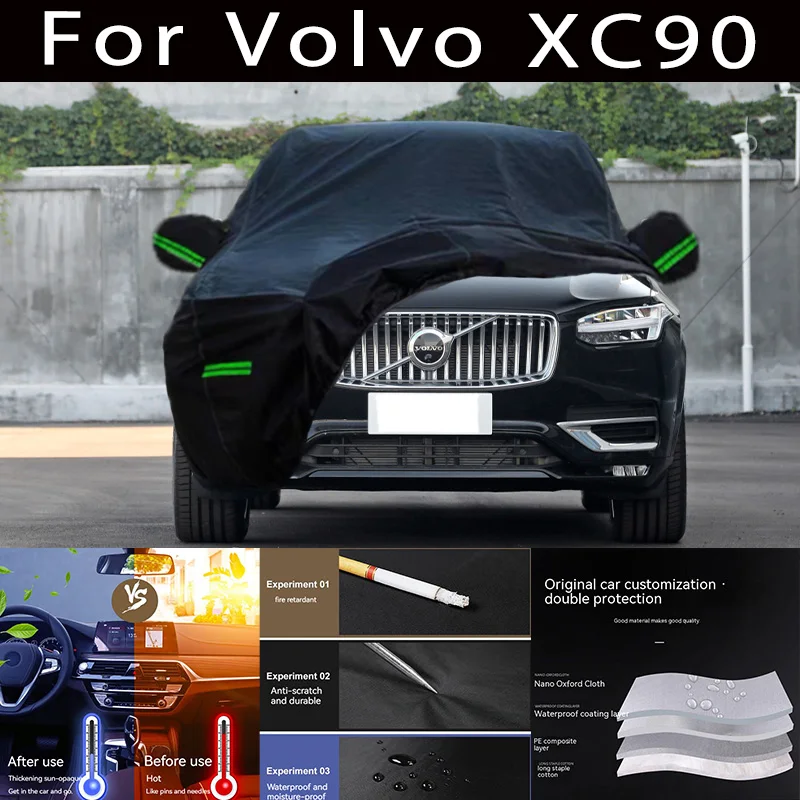 

For Volvo XC90 Outdoor Protection Full Car Covers Snow Cover Sunshade Waterproof Dustproof Exterior Car accessories