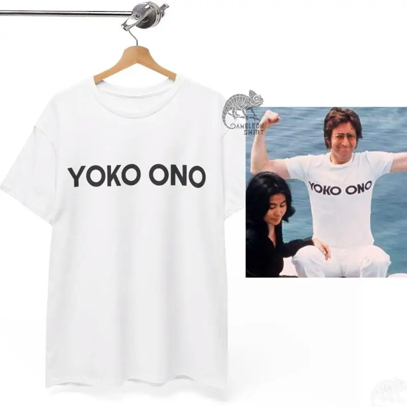 Camisa de amor inspirada en Yoko Ono como usada por Jhon Lennon, camiseta unisex Music Rock Punk