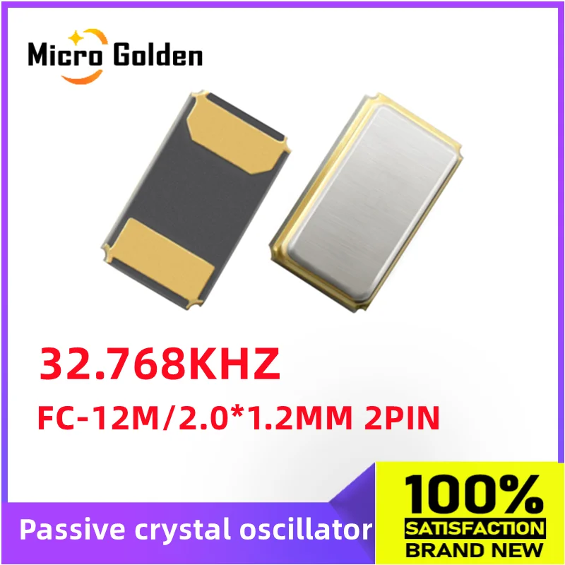 (10pcs)  32.768KHZ 32.768K FC-12M Passive Crystal Oscillator SMD 2012 2.0*1.2MM 32768 Quartz Crystal Resonator