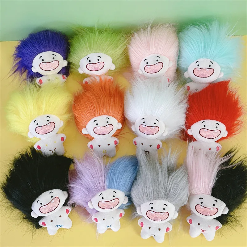 12 Constellation Doll Creative Cute Cartoon Plush Doll Funny Cartoon Key chain Cotton Doll 4.7 inches Fashion Birthday Gifts