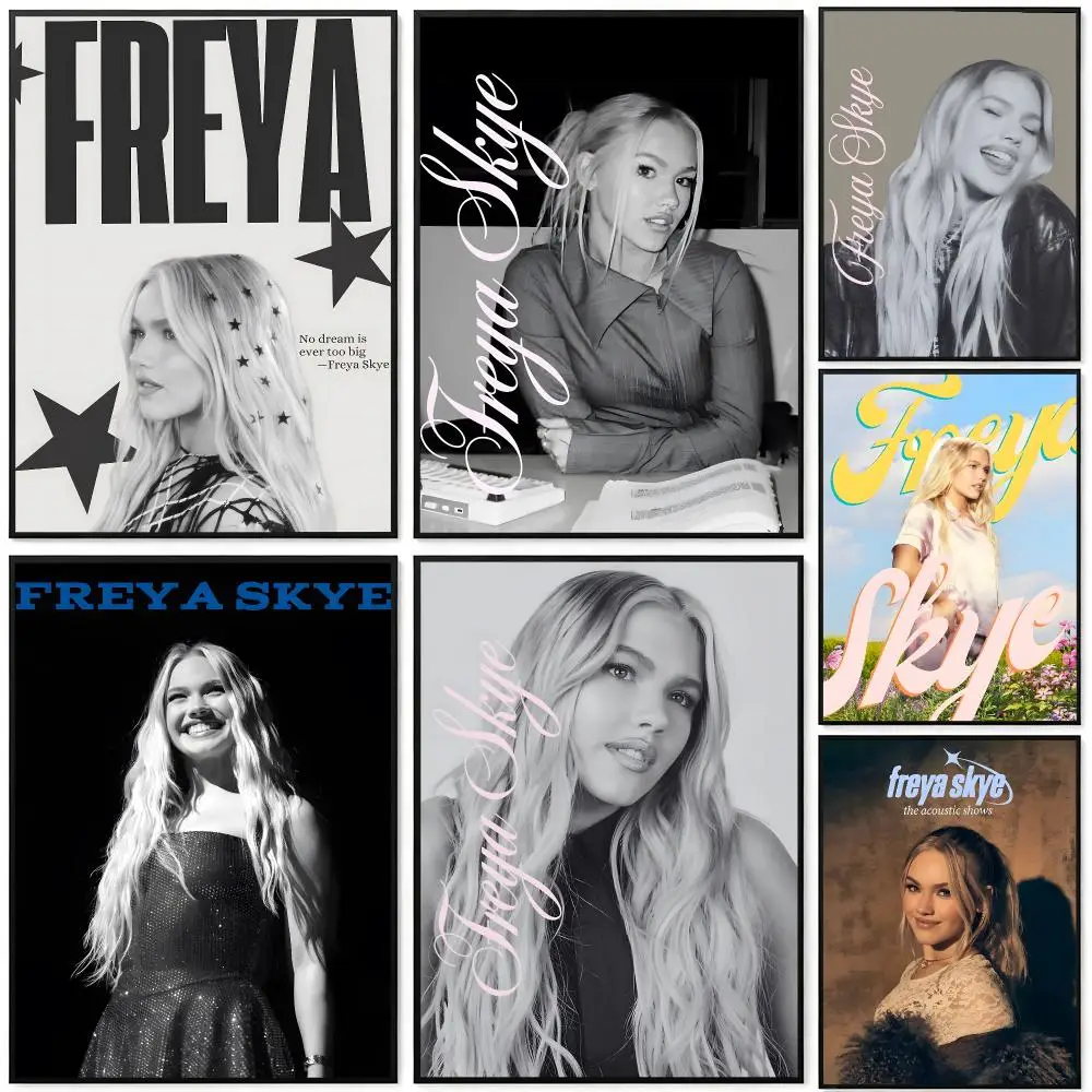 music Freya Skye Poster Poster HD Frameless Fresh Natural Style Wall Art Home Decor For Living Room Bedroom Gift