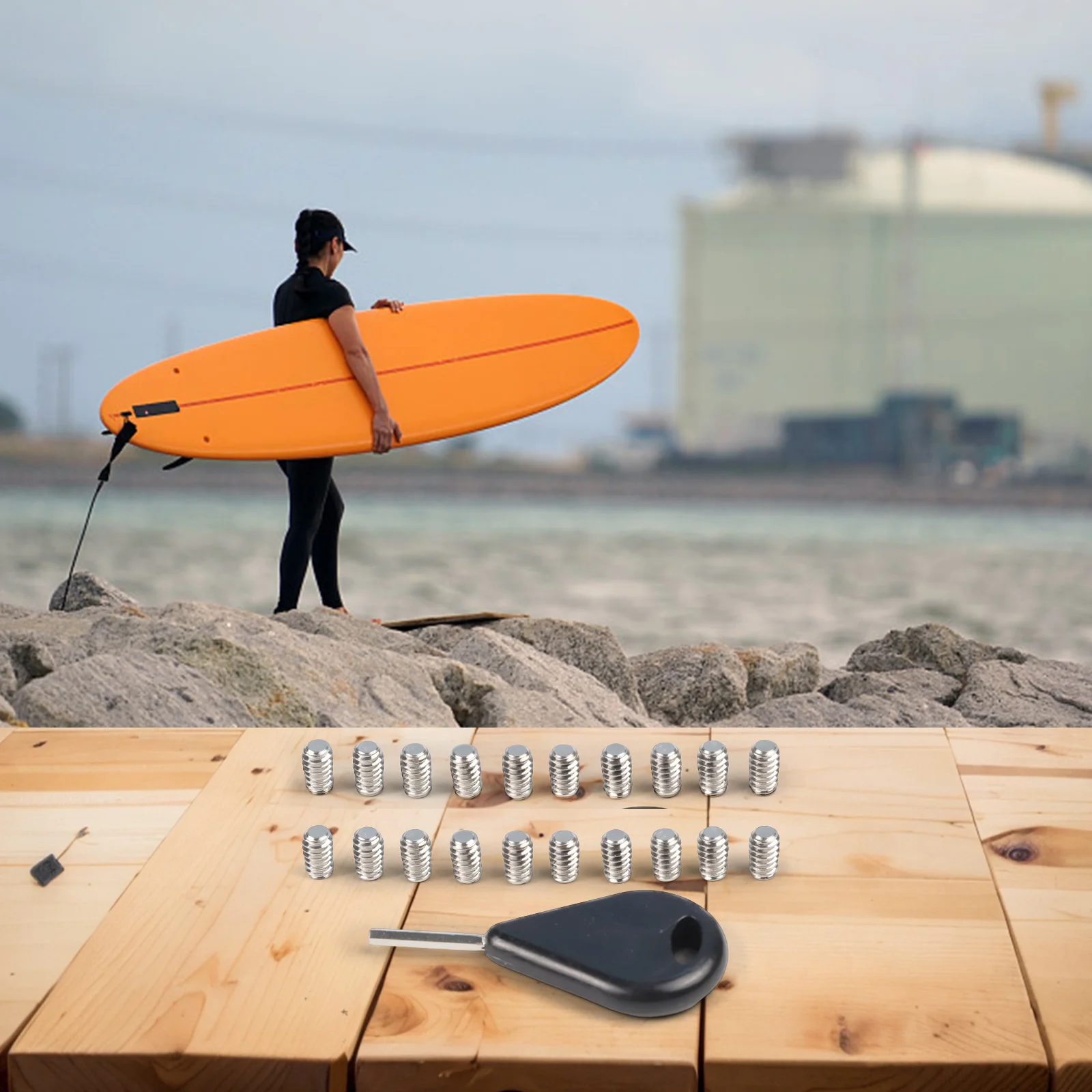 

Ключ для крепления плавников, аксессуары для серфинга, для обслуживания досок, набор винтов для плавников, оборудование для длительного использования в серфинге
