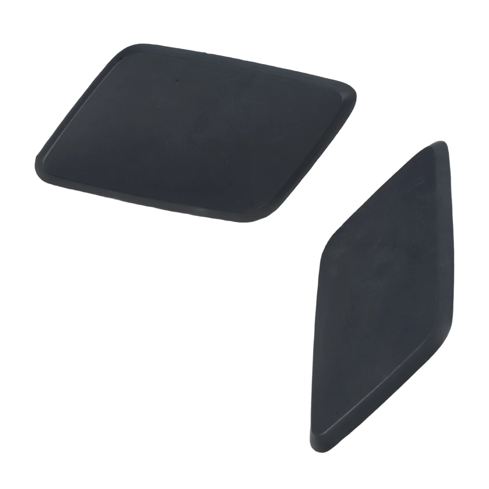 2 قطعة المصد الأمامي فوهة غسالة الضوء الأمامي غطاء غطاء لسكودا اوكتافيا Mk2 1Z0955109 / 1Z0955110 الأجزاء الخارجية البلاستيكية السوداء #3