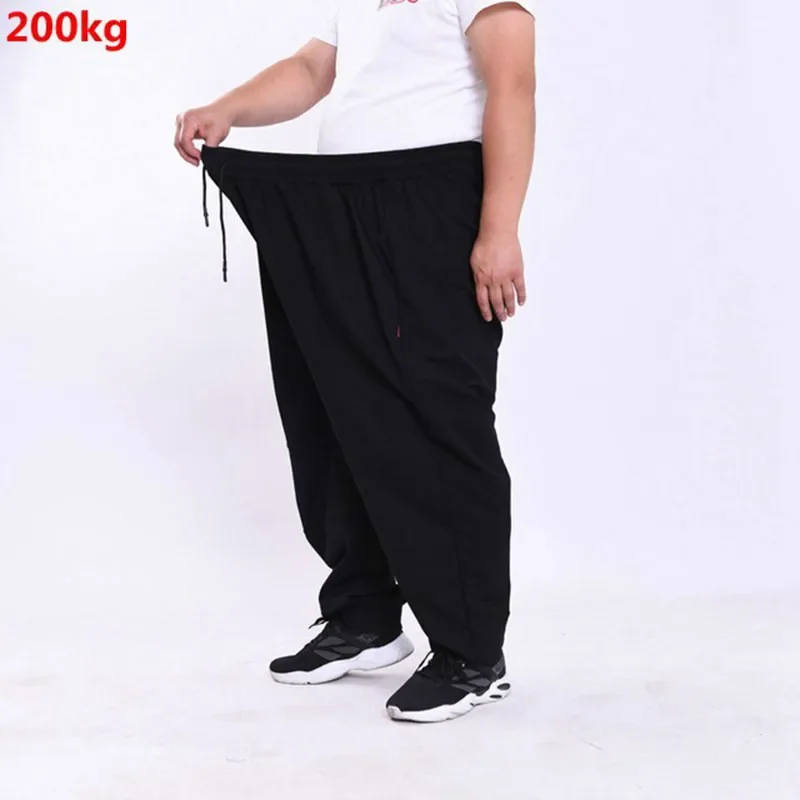 Oversize 180kg Mens Casual Pants Special Body Large-size Footwear Pants Plus Size 10XL 9XL Men's Casual Pants 190kg