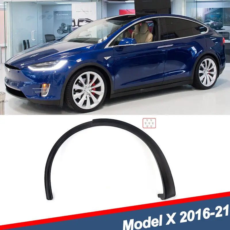 

Rear Fender Wheel Flare Molding For Tesla Model X 2016 2017 2018 2019 2020 2021 Rear Left Wheel Eyebrow Trim 10325290-00-E
