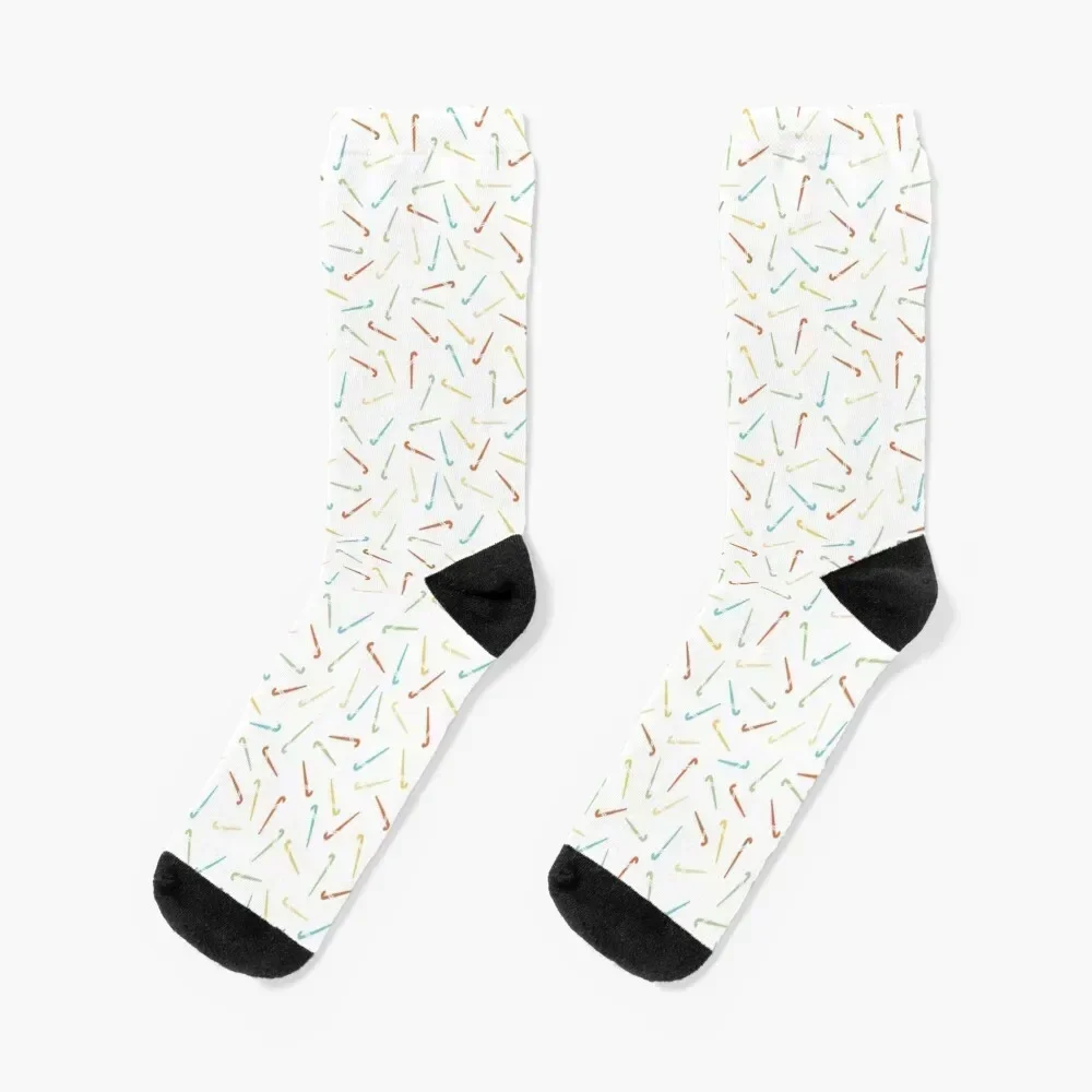 

Small hockey sticks Socks heated floral essential cotton Socks Man Women's