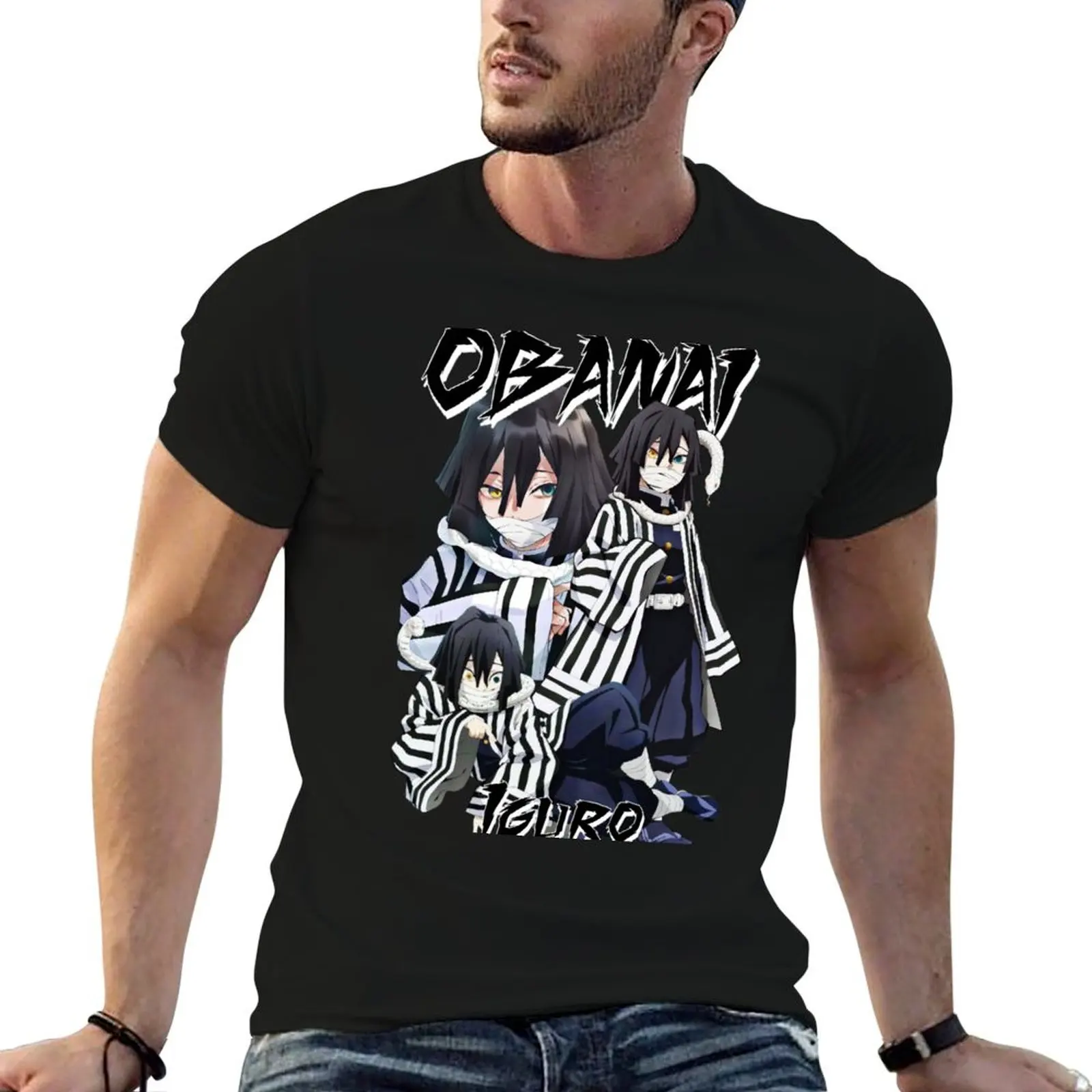 

Obanai Iguro - Kimetsu no Yaiba T-Shirt g man t shirts for men t shirt for man men t shirt cotton 100% T-Shirt
