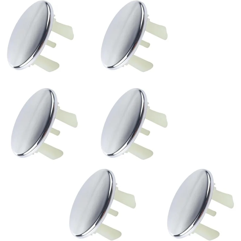 

6-переливные крышки для раковины, отделка кухонной раковины для ванной комнаты, однослойное кольцо, колпачки с круглыми отверстиями, запасные части для дома, торговые центры