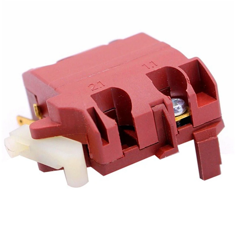 Trigger Button Switch Red Trigger Button Switch For  GWS7-125 Angle Grinder,Power Tools Accessories 5Pc