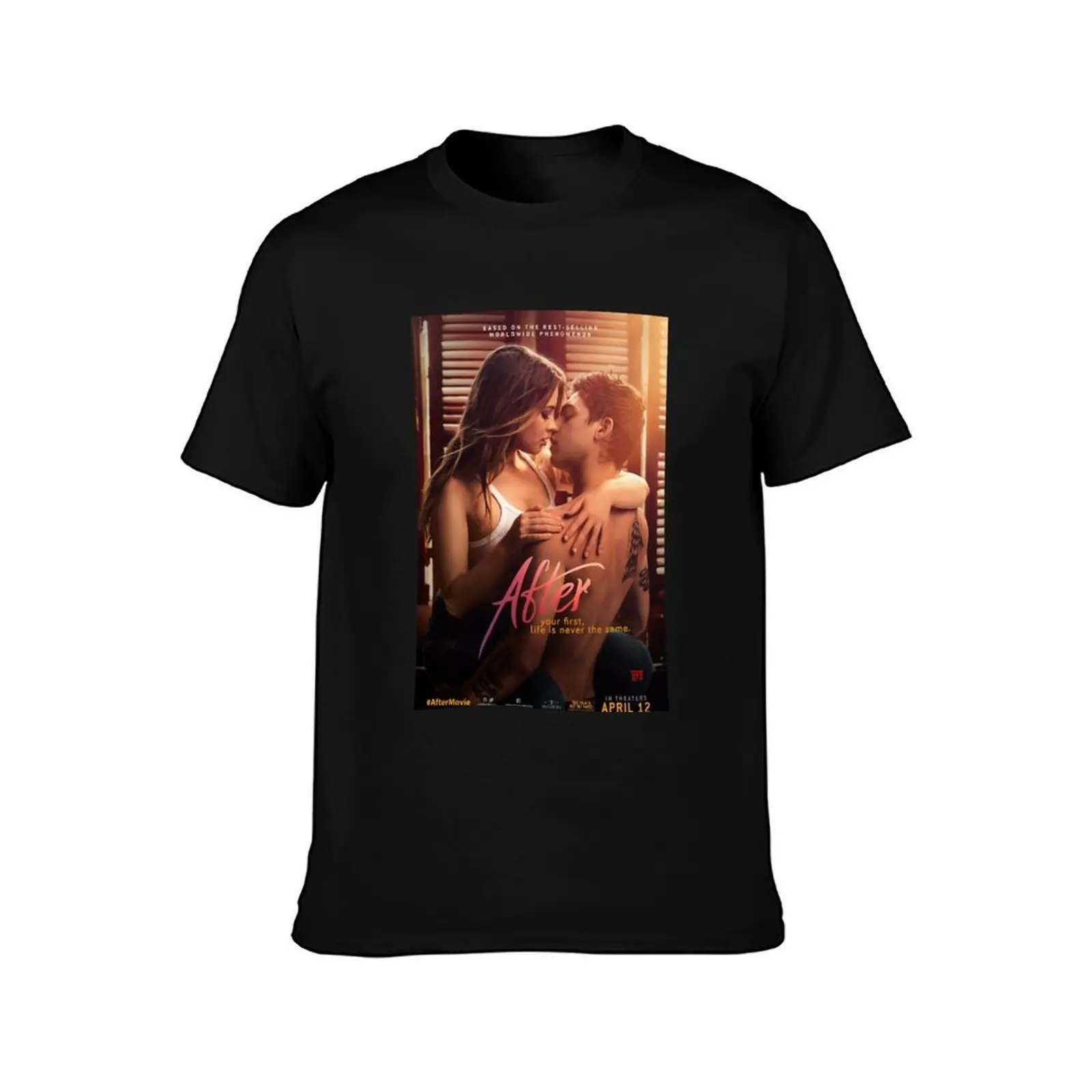 AFTER OFFICIAL POSTER T-Shirt Art Pattern Printed Casual Top T-Shirt