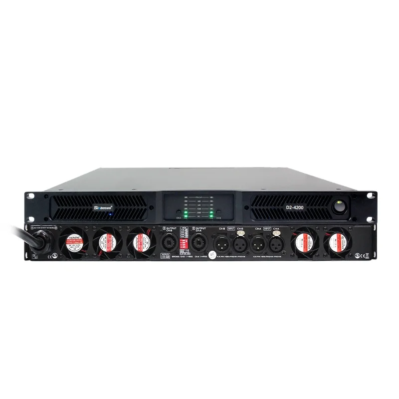 

D2-4200 GaN Bass Amplifier Digital Live 2 Channel Guangdong Amplifiers Subwoofer Amplifier