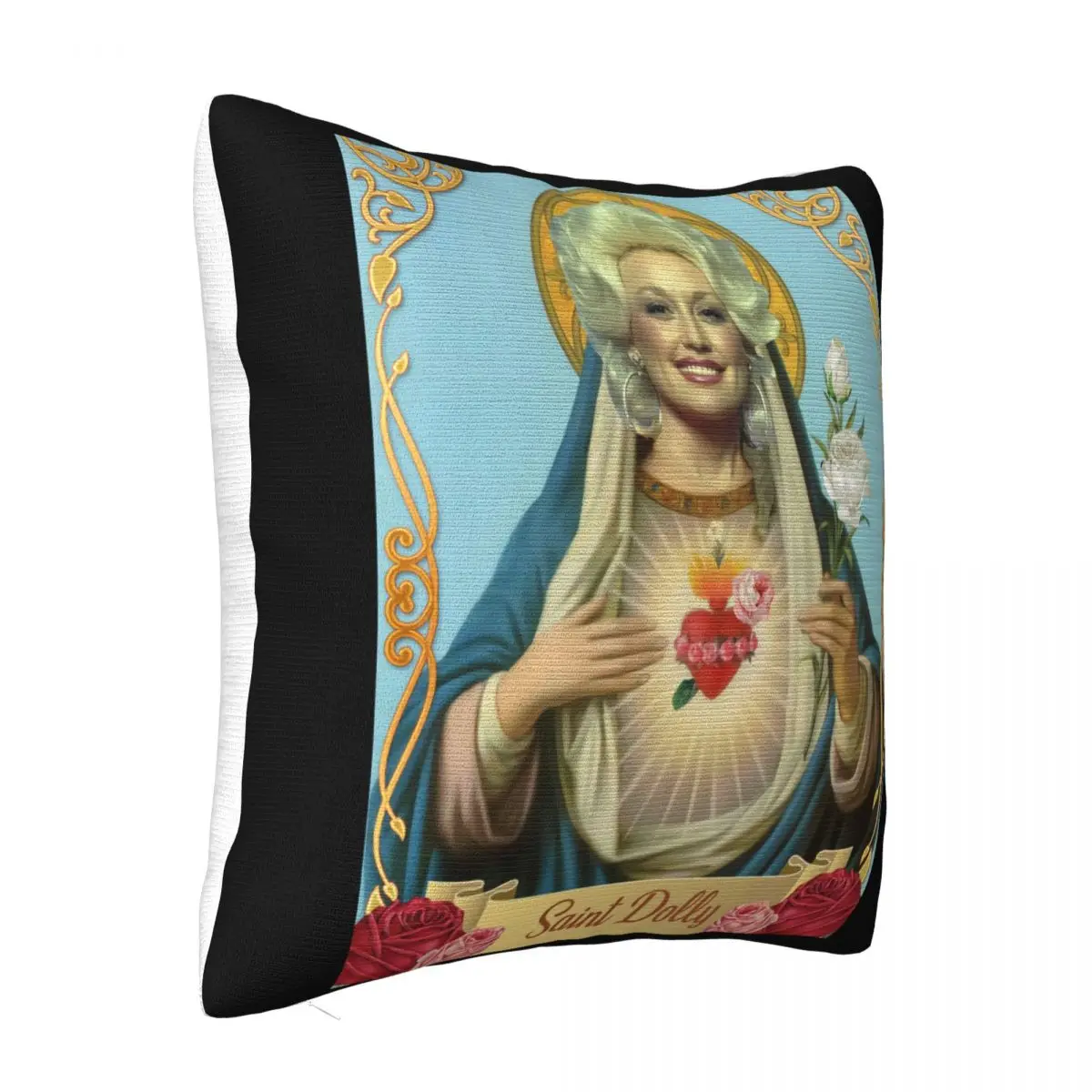 Saint Dolly Parton God Blessed Funny Vintage Gift For Men Women Bandan Cool Pillow Case