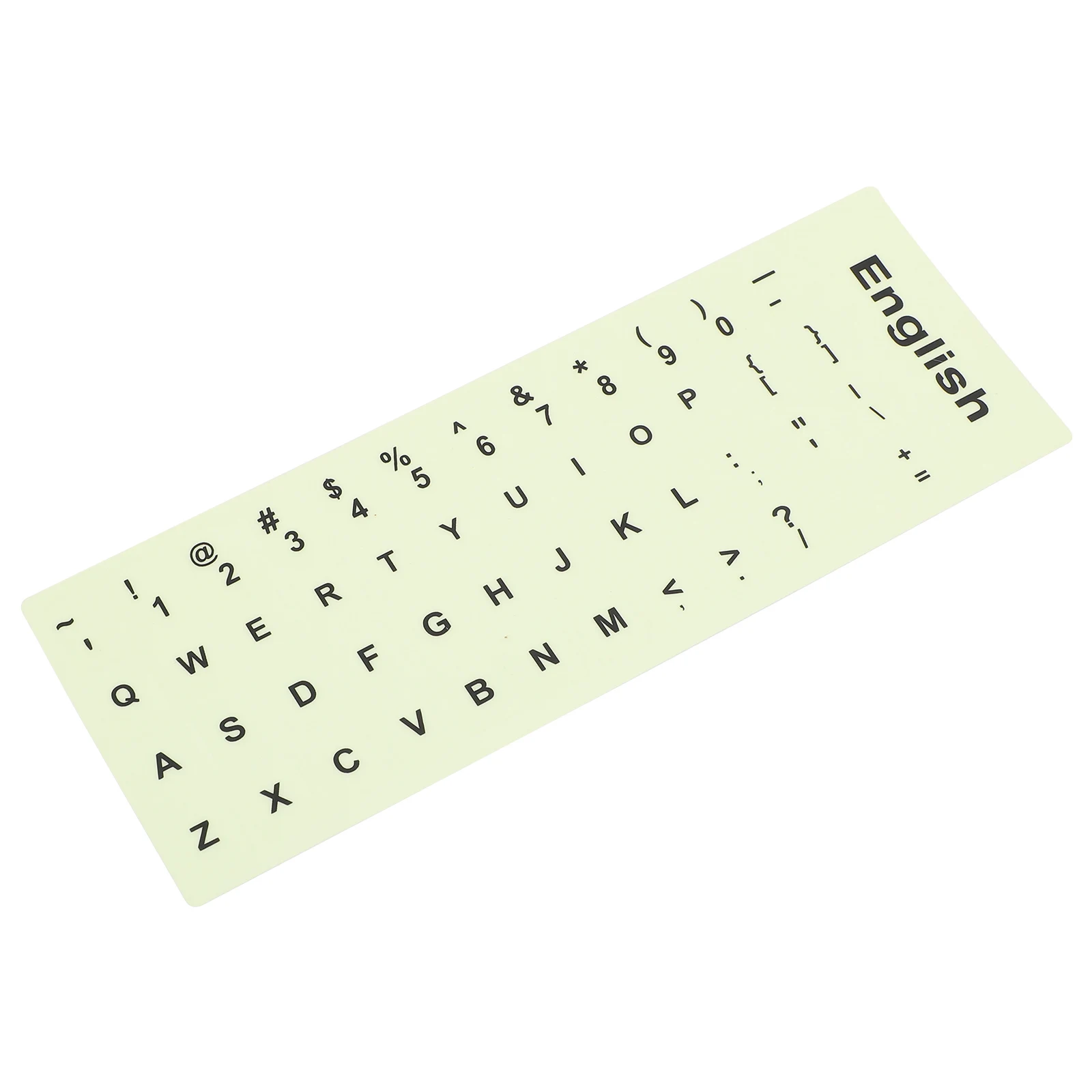 

Glow in Dark Keyboard Stickers 13x11mm Night Light Laptop Desktop Keycaps Wear Resistant PVC Ink Adhesive Charged Home Office