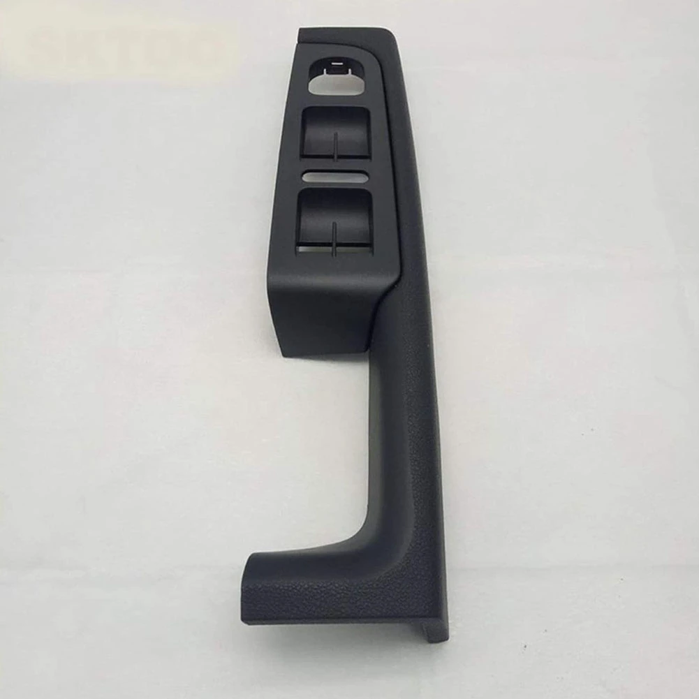 Manija de puerta delantera izquierda y derecha para Skoda Superb, marco de manija interior, caja de interruptor elevador, negro