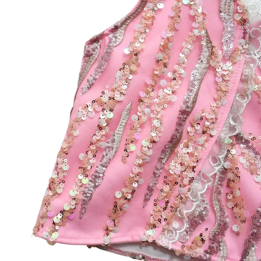 أطفال شريرة غليندا تأثيري فستان زي فانتازيا تمويه للأطفال تنورة وتتسابق فستان بتصميم حالم حتى ملابس كرنفال الهالوين