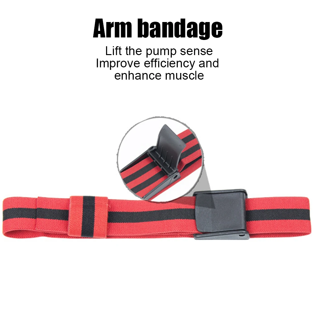 BFR Occlusion Bands Bodybuilding Resistance Bands Heavy Weight Lifting Muscle Growth Elastic for Men Women Fitness Gym Equipment