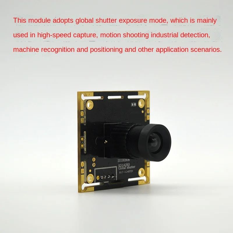 

HD 1 Million High Speed 240 Frame Global Exposure USB Black and White Camera Module Global Shutter Motion Capture