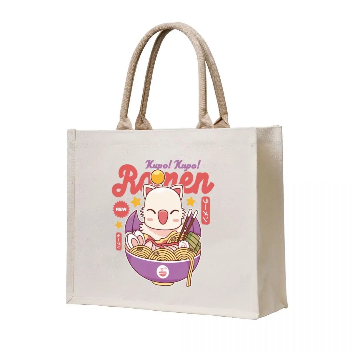 

Moogle Kupo Ramen Tote Bag hand bag handbag shopping bag logo