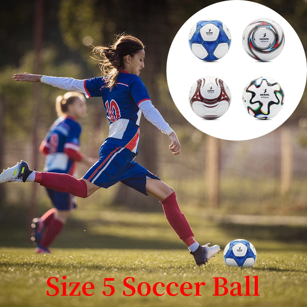 

Newest Soccer Ball Size 5 Machine-Stitched Football Ball Sports League Match Training Balls Futbol Match Game for Youth