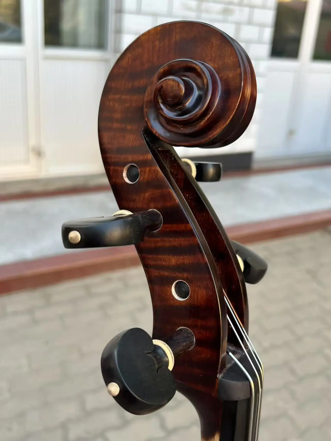 Afbeelding 7: Stradivari SONG Brand Master 4/4 cello, groot diep geluid, handgemaakte gratis tas # 15386