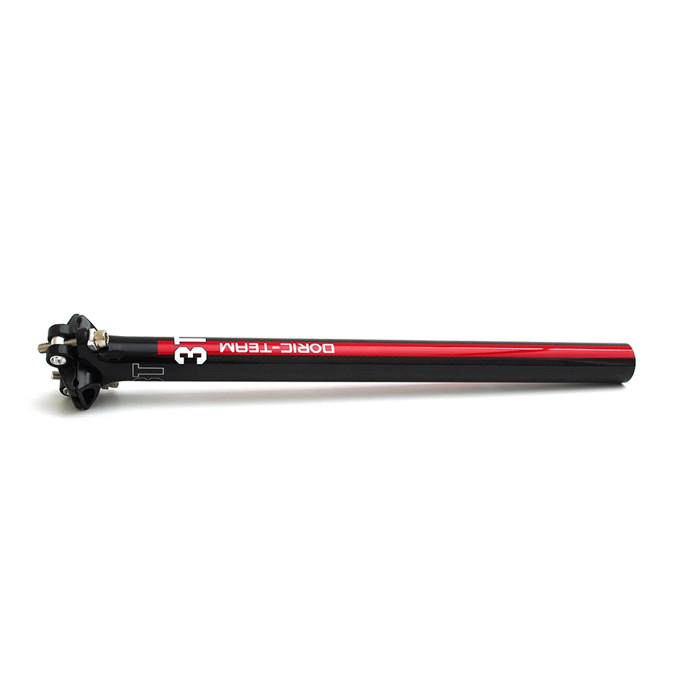 Tige de dégager en fibre de carbone 3T pour vélo de route et VTT, tube de siège de bicycle, pièce détachée de bicycle, 27.2/30.8/31.6mm, nouveauté