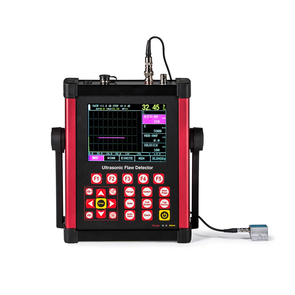 Digital ultrasonic flaw detector for non-destructive testing