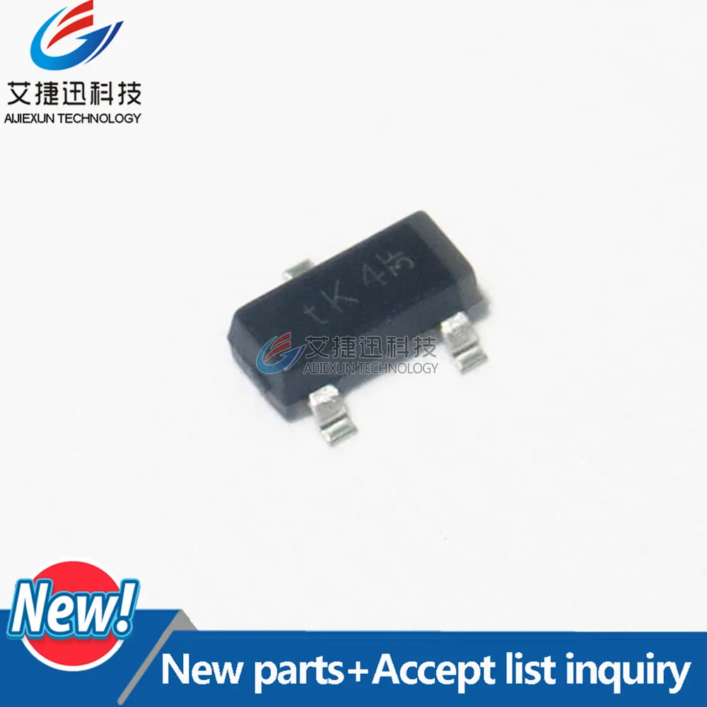 100Pcs BSH114 Silk-ScreentK4 SOT-23 TRANSISTOR 850 mA, 100 V, N-CHANNEL, Si, SMALL SIGNAL, MOSFET in stock 100%New and original