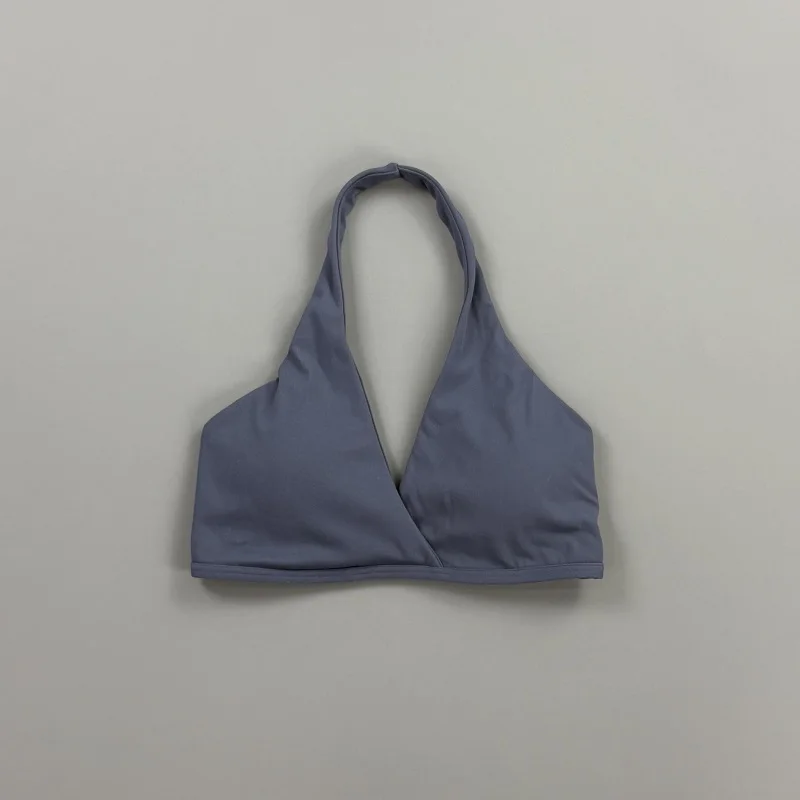 HISTELLO Origin Neckholder-BH Damen Rückenfreier Sport-BH Weich Elastisch Atmungsaktiv Fitness-Top Pilates Gym Running Yoga Unterwäsche – Detail 11