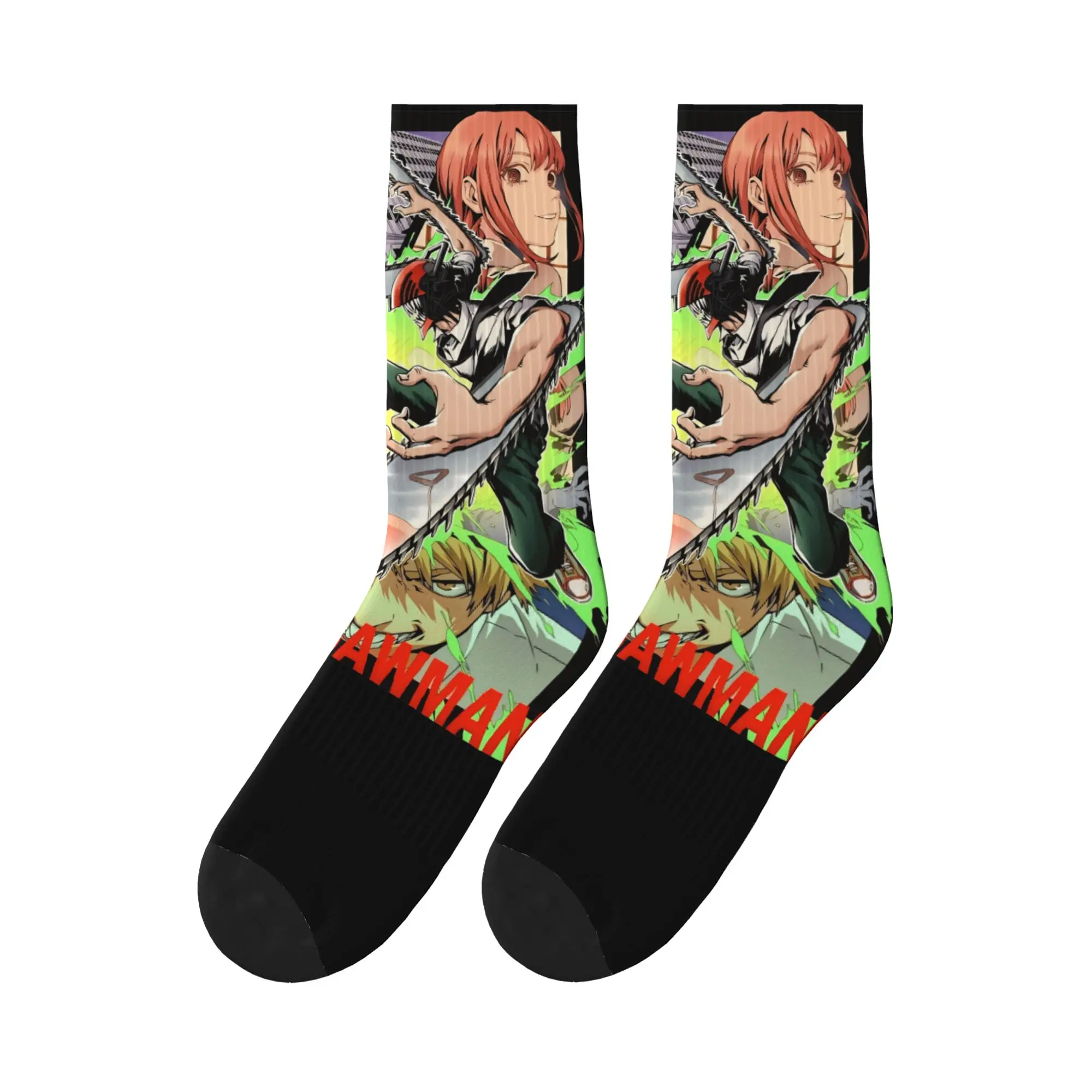 

Men Socks Chainsaw Man Leger (3)-bayingimg Stockings Anti-Slip High Quality Socks Winter Funny Custom Climbing Socks