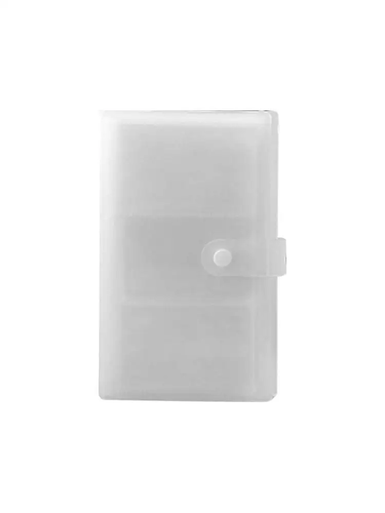 240 Slots Transparent PP Cover Business Card Book Large Capacity Holders