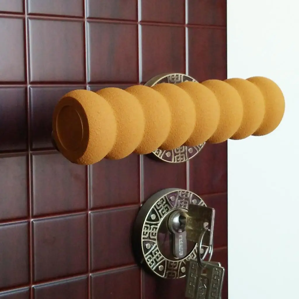 

handle for door Covers Doorknob Crashproof for children safety Brown