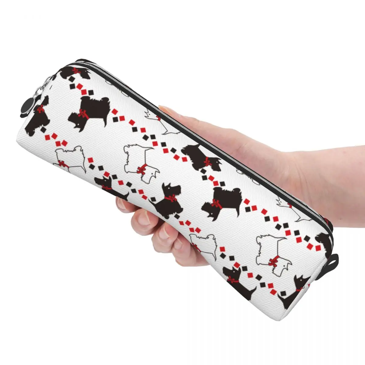 Пеналы для собак Scottie, подарок для животных, любителей собак, сумка для ручек, студенческие большие школьные косметические пеналы для хранения