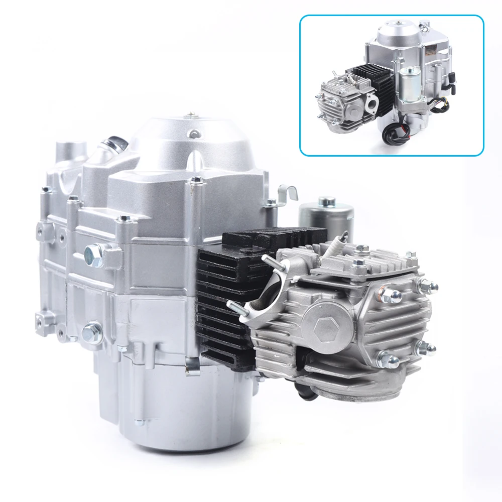 4 Stroke Engine Motor Auto Transmission Electric Start Single Cylinder Engine Chain Driven for 50cc 70cc 90cc 110cc ATV