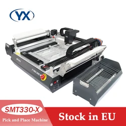 Equipo de producción electrónica de SMT330-X, máquina SMT Led automática, montaje en superficie, tablero Pcb, selección de escritorio y colocación, Stock en la UE