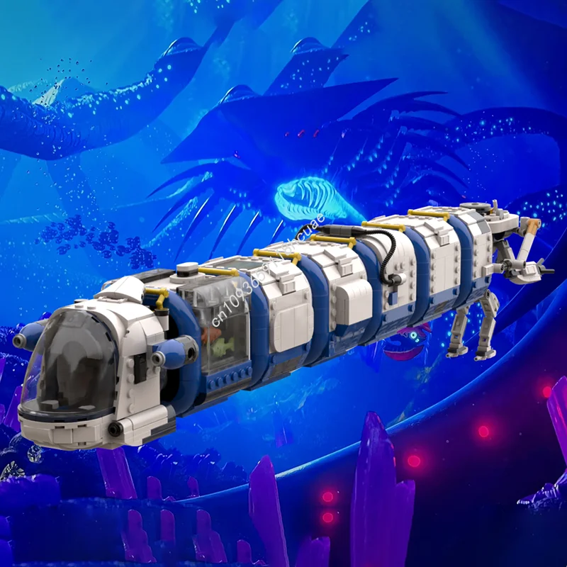 1811pcs MOC Icons Full Seatruck Subnautica Below Zero Model Building Christmas Gift Blocks Toy Architecture DIY Creative Idea