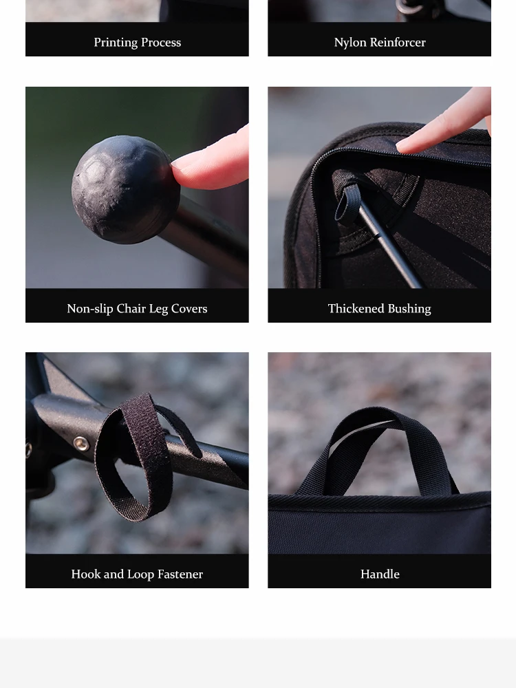 Defthike Offizieller Klappstuhl Campingstuhl Aluminiumlegierung Hohe Belastbarkeit Outdoor Tragbarer Stuhl Heim- und Strandstuhl – Detail 11