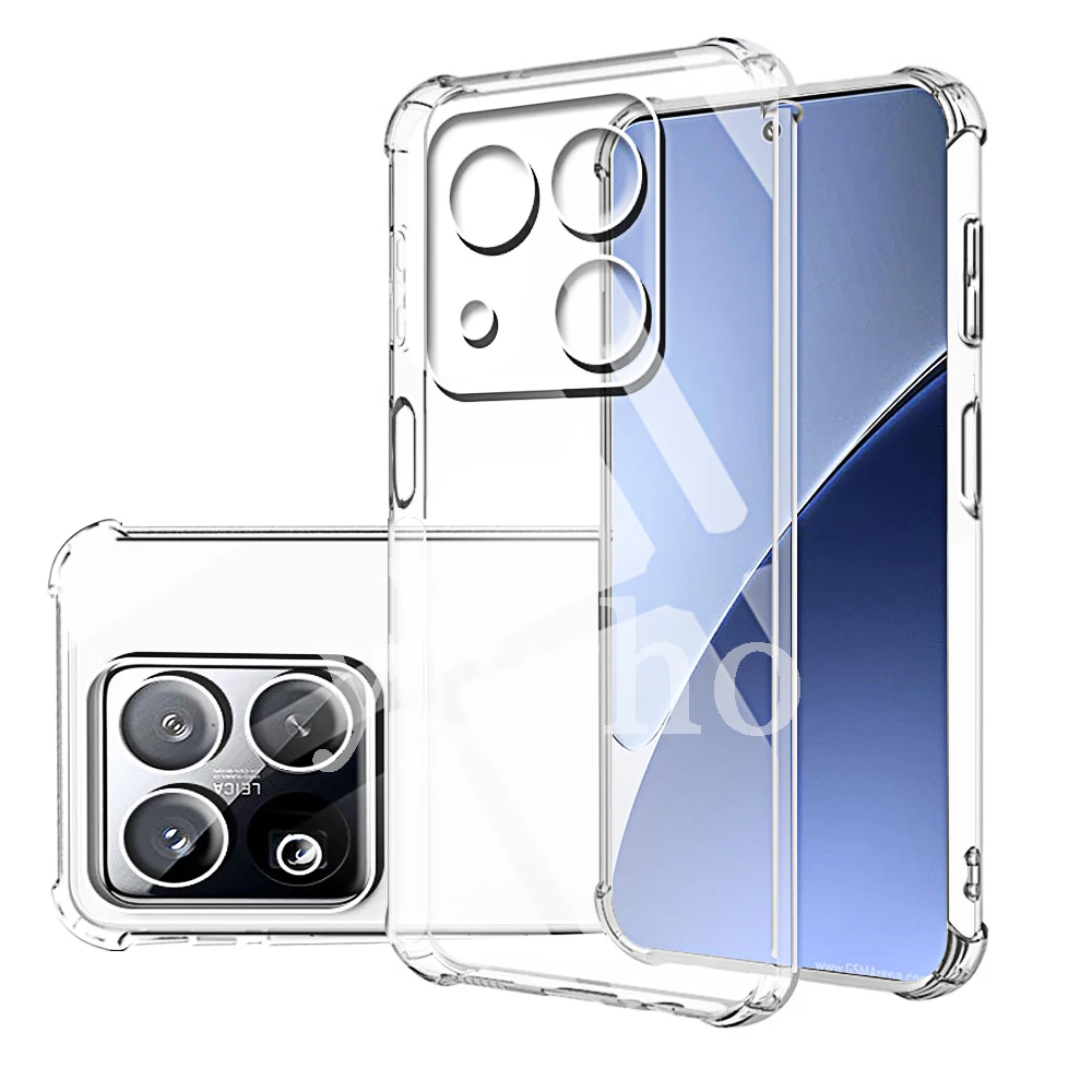 Transparent Phone Case for Xiaomi 15 Pro Shell Protective Camera Back Clera Covers for Xiao Mi 15 15Pro Full Lens