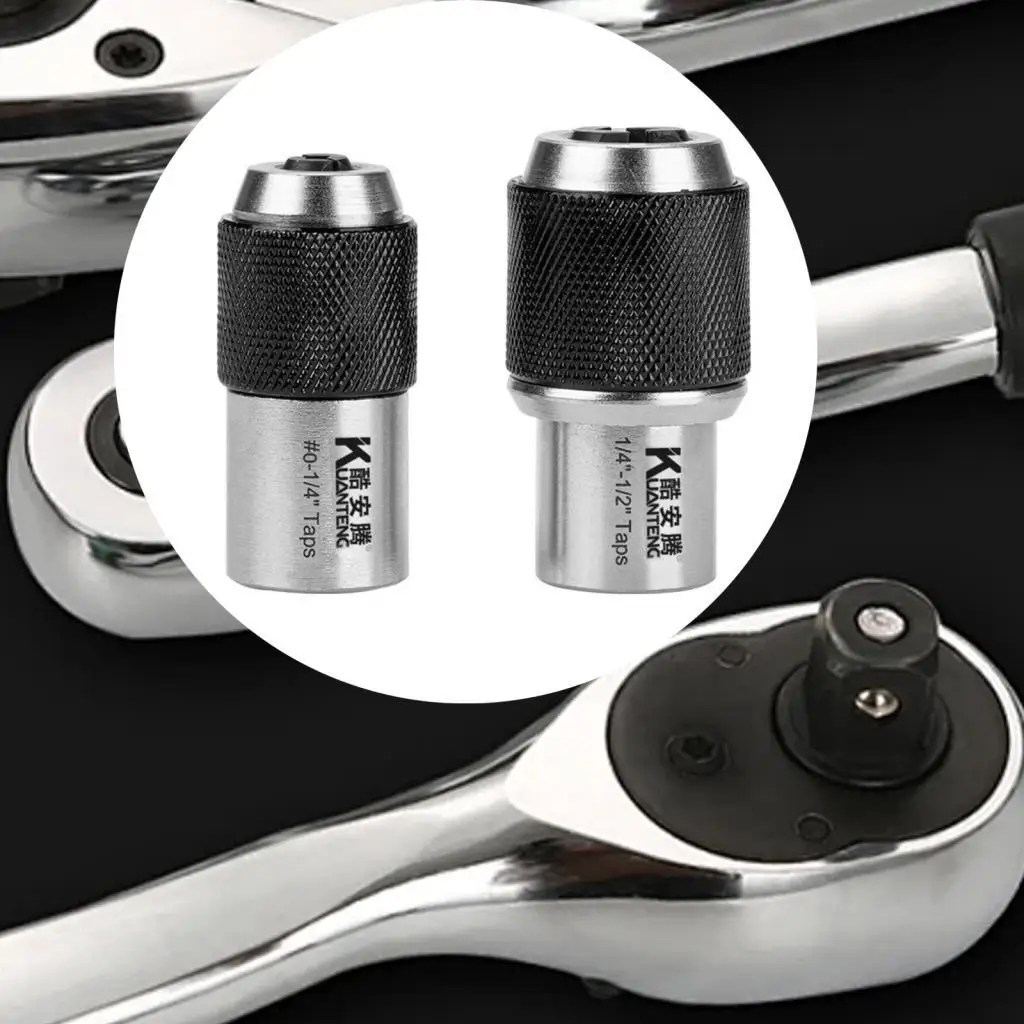 Soquete Ratchet Tap Wrench Drive Hand Tool Tapping Socket Grupo Tap Socket Adapter 41 Torneiras 0-1 Torneiras Pcs