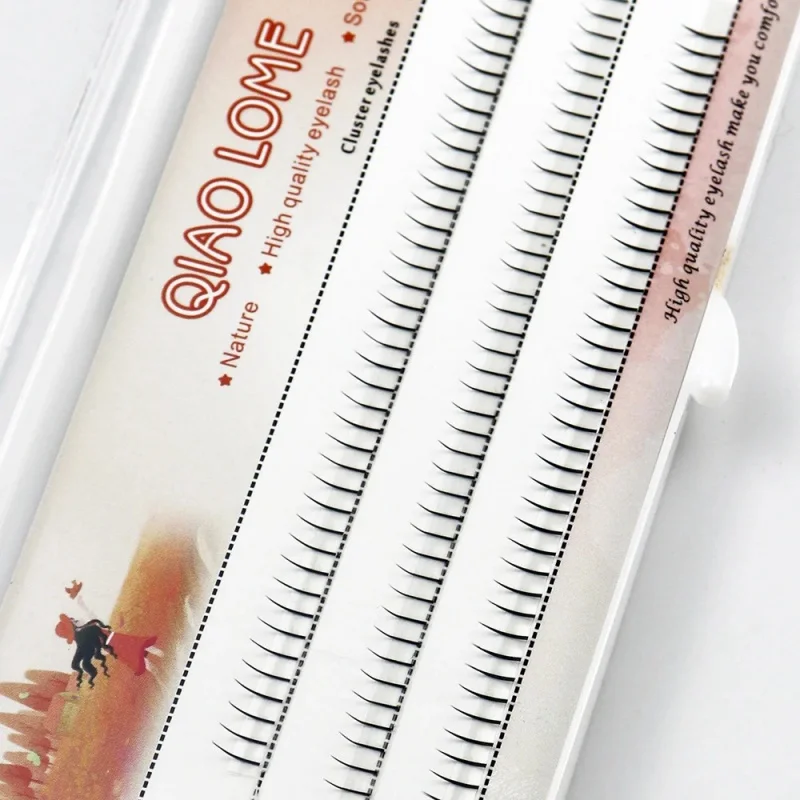 XZ/V-Shaped Lower Eyelashes 1/box120 Clusters 5/6/7mm Natural Russia Lower Under Eyelash Easy Grafting Makeup Extension Tools