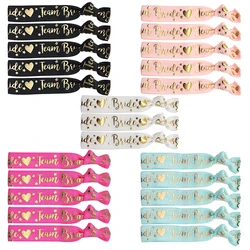 11 pçs/set Bachelorette Partido Pulseiras Equipe Noiva Pulseira Noiva Para Ser Decoração Do Casamento Hen Partido Suprimentos Nupcial Chuveiro