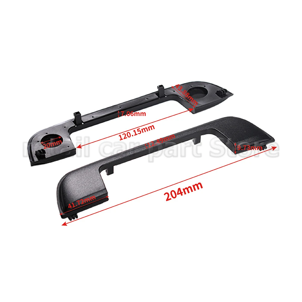 For BMW E36 E34 E32 3 5 7 Series 51218122441 51218122442 4pcs New Door Handle Exterior Kit Exterior Kit    Shell + Seal