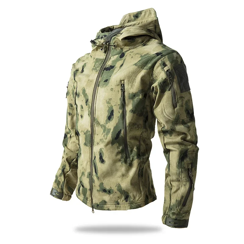 Soft Shell Plush Jackets Men Women Autumn Winter Windproof Waterproof Breathable Warm Three-in-one Jacket Shark Jackets